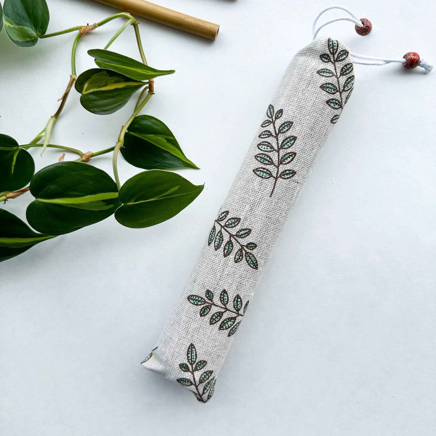 10 pailles en bambou réutilisables - LeafHabits